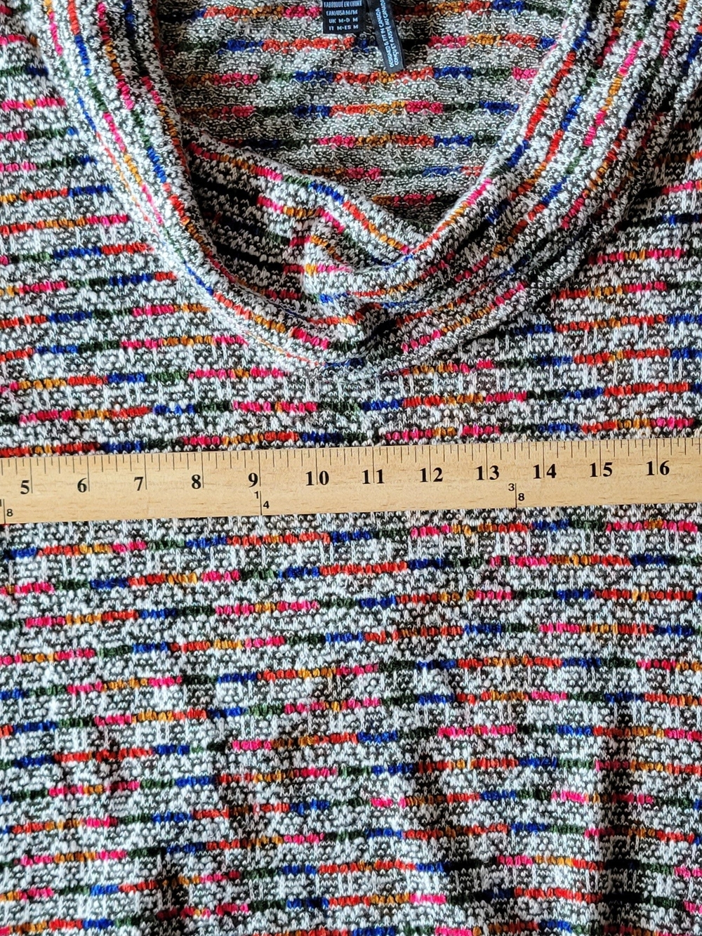 FDJ Cowl Neck Sweater Sz Medium - Picture 4 of 6
